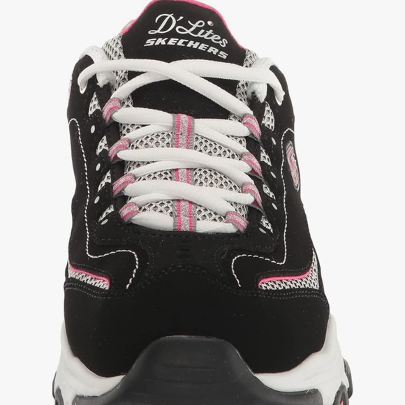 Skechers Women's D'Lites-Life Saver Memory Foam Lace-up Sneaker - Picture 2 of 8